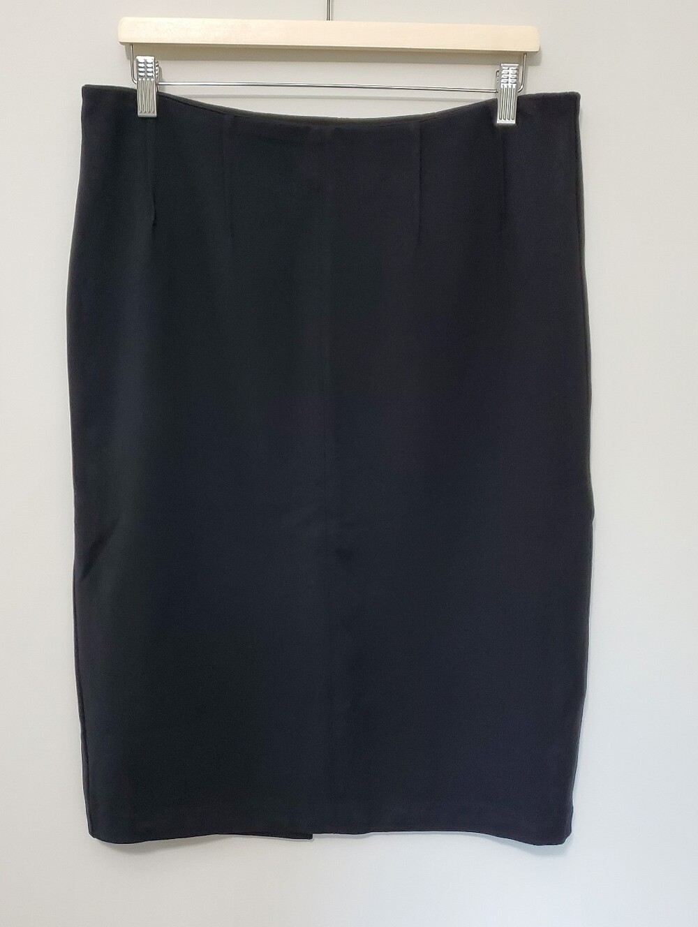 Zac & Rachel Women’s Classic Pencil Skirt LG Black EUC Office Career Church